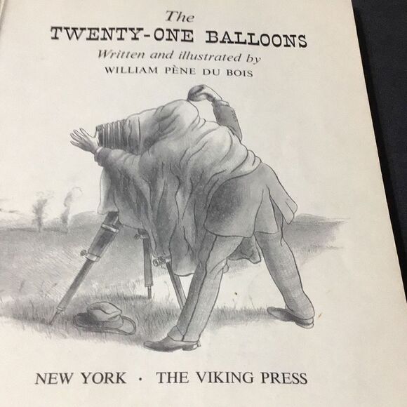 Vintage copy of The Twenty One Balloons cover damage shown - Picture 9 of 12